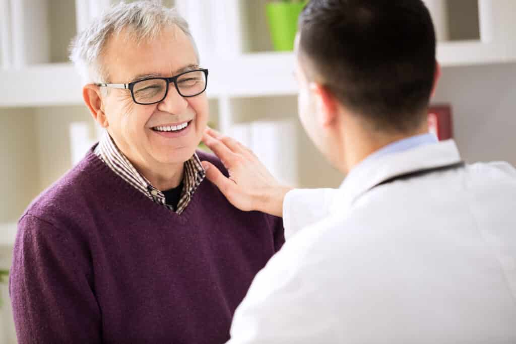 Smiling Happy Patient Visit Doctor